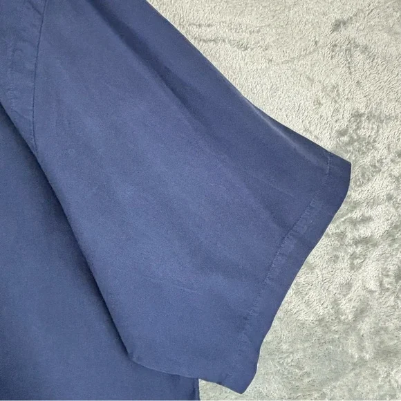 Polo Ralph Lauren Shirt Mens XLT Blue Button Down Short Sleeve Classic Fit - Picture 8 of 16